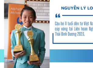 Cậu bé 11 tuổi giành cú đúp HCV tại Liên hoan Nghệ thuật Châu Á Thái Bình Dương