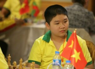 Kỳ thủ “Gen Alpha” Đinh Nho Kiệt giành 6 HCV cờ vua trẻ Đông Nam Á