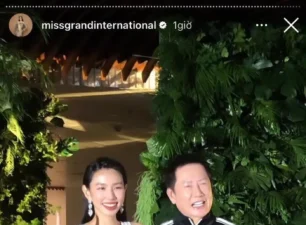Hoa hậu Thùy Tiên và ông Nawat tươi cười rạng rỡ trước tin đồn bất hòa