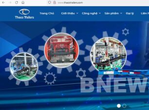 Thaco Trailers ra mắt website mới