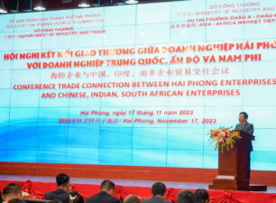 Kết nối giao thương doanh nghiệp Hải Phòng với DN Trung Quốc, Ấn Độ và Nam Phi