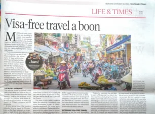 Truyền thông Malaysia: Du lịch Việt Nam hút khách nhờ chính sách miễn thị thực