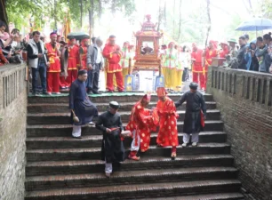 Lễ hội làng Diềm tưởng nhớ thủy tổ Quan họ ở thành phố Bắc Ninh