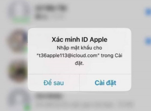 Thực hư thông tin “Xác minh ID Apple” để chiếm tài khoản?